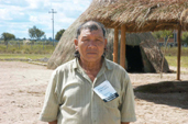 O cacique xavante Tobias Tsereemimiriay. Foto Julio Covello SECS.